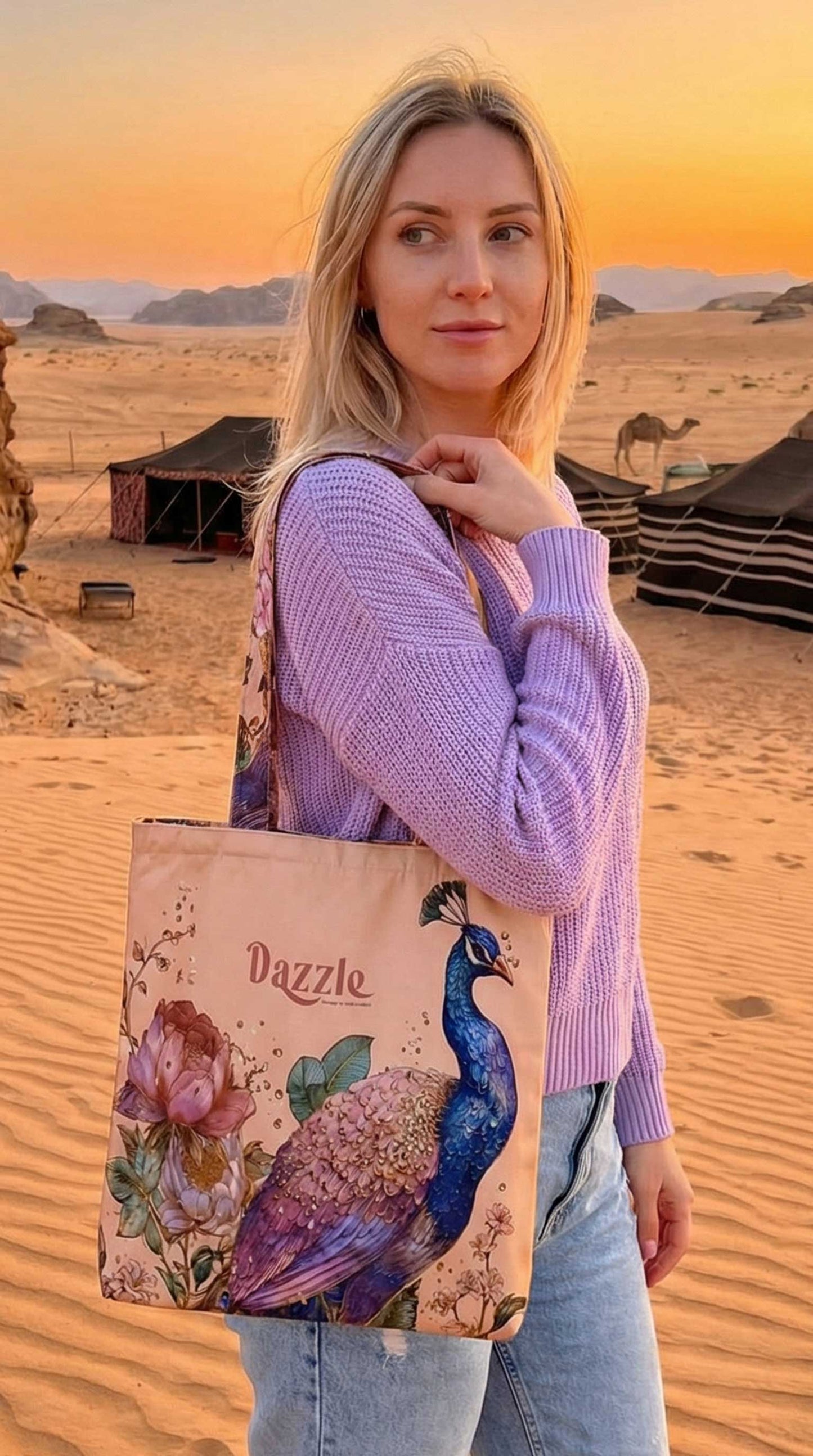 Peacock Tote Bag