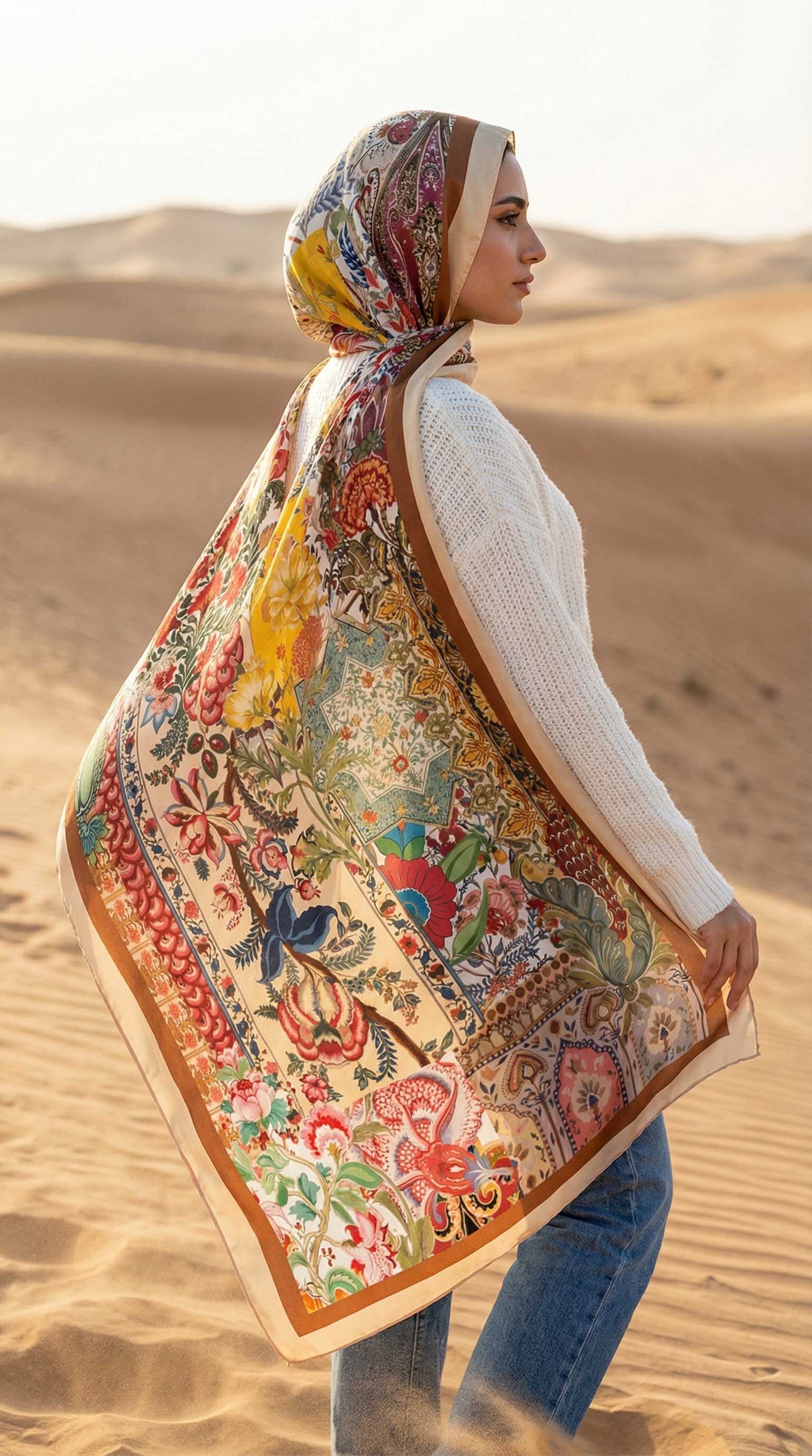 Arabian Desert Cotton Scarf