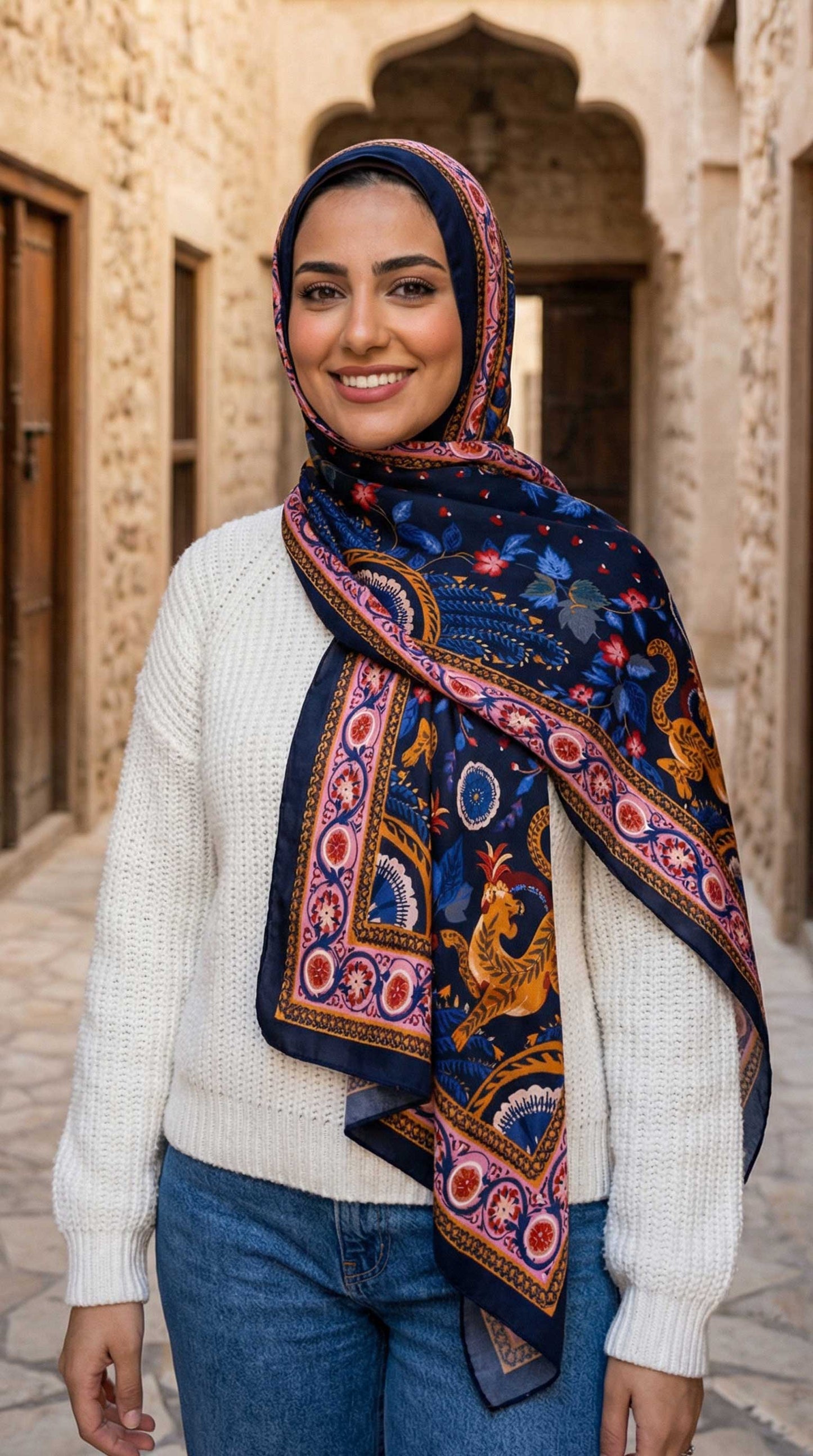 Perfect Shine Cotton Scarf