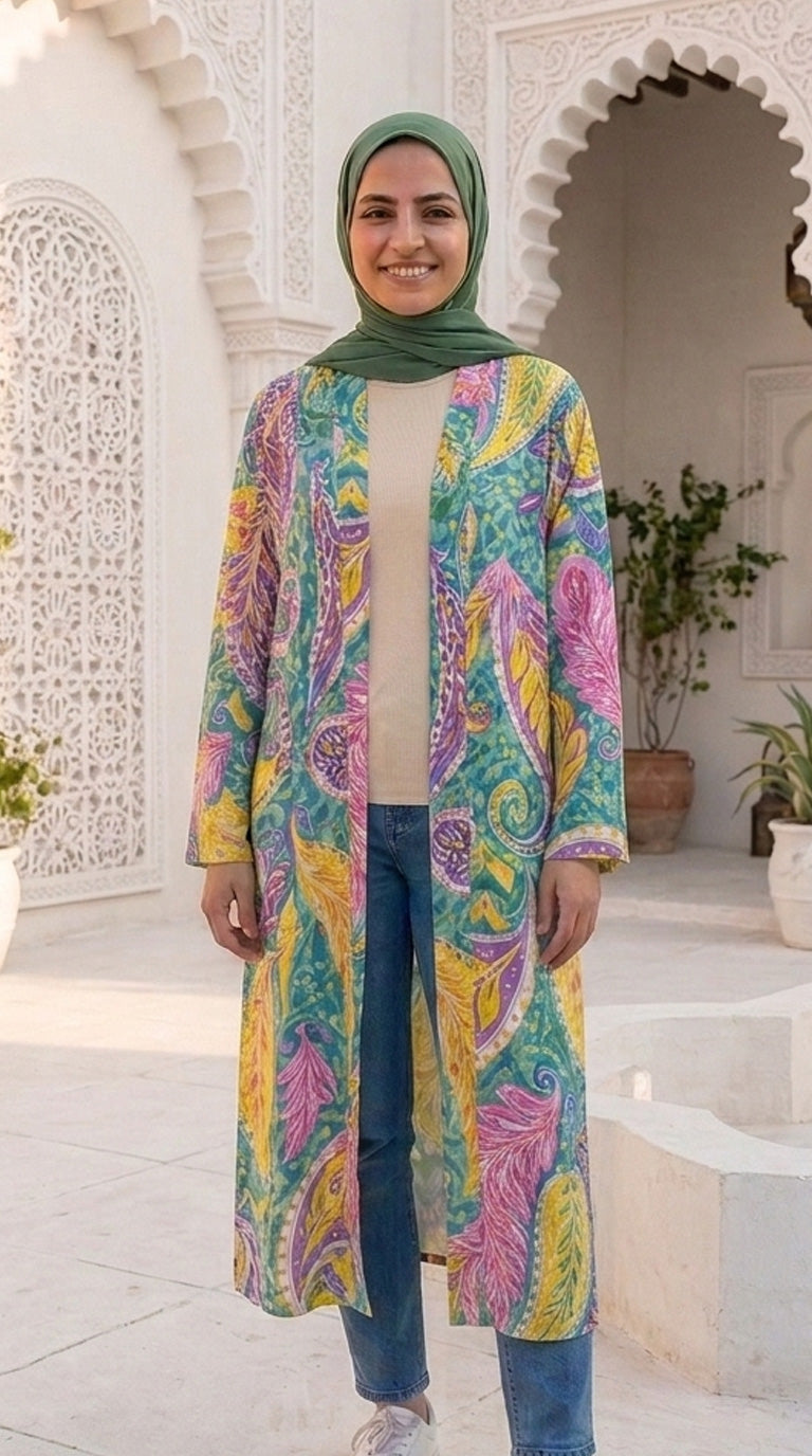 Paisley Indian Cardigan