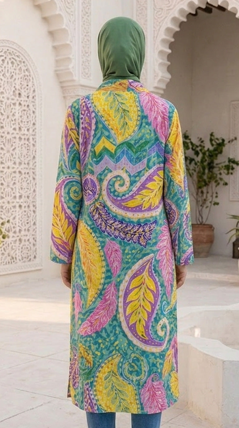 Paisley Indian Cardigan