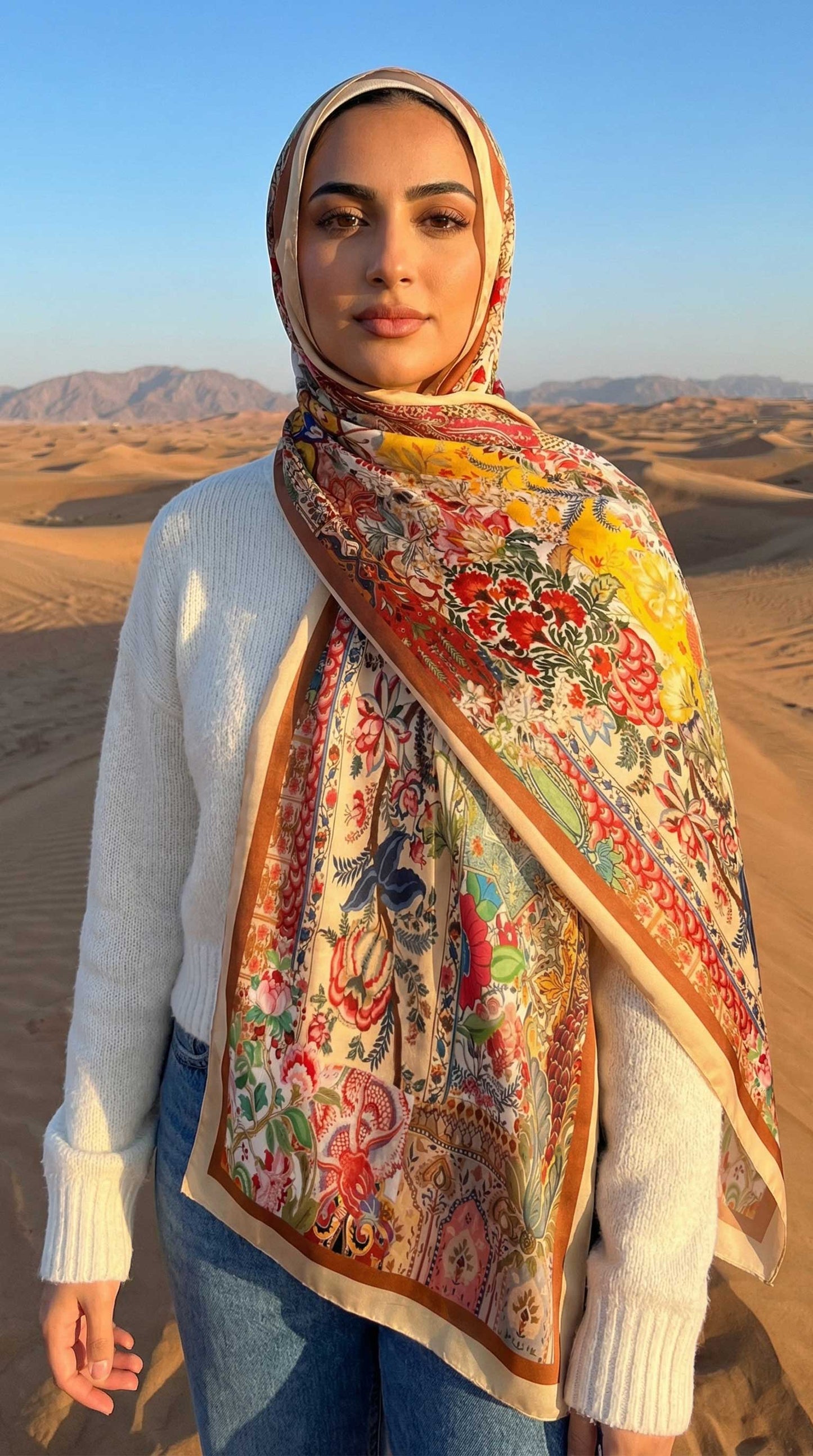 Arabian Desert Cotton Scarf
