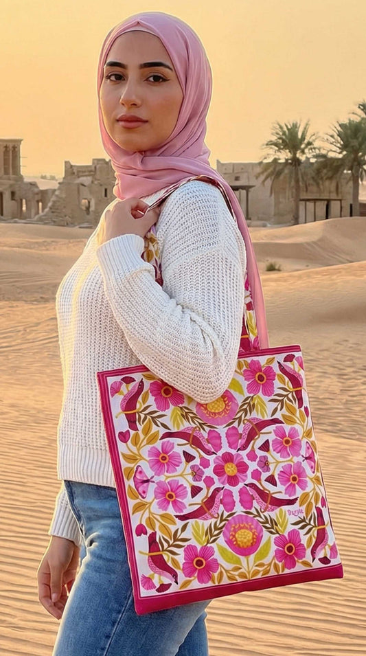 Floral Tote Bag