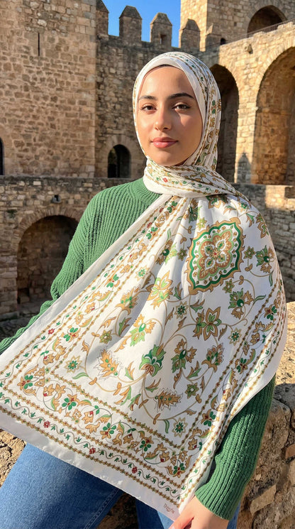 Mosaic Chiffon Scarf