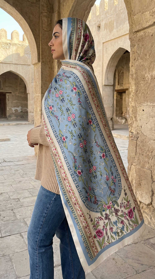 Pastel Dreams Cotton Scarf
