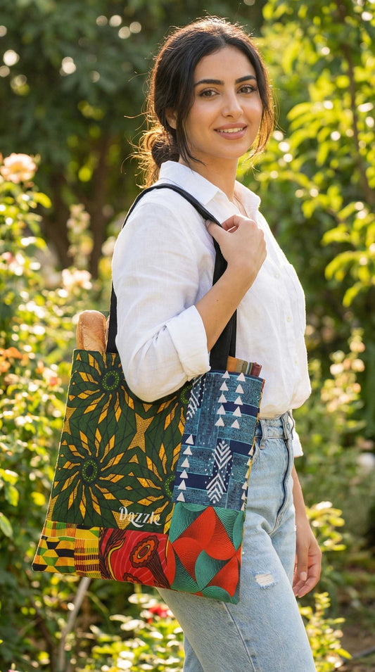 Patch Work Tote Bag