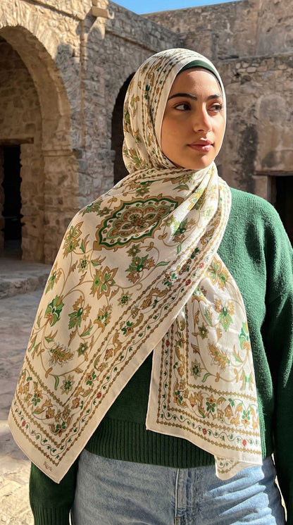 Mosaic Chiffon Scarf